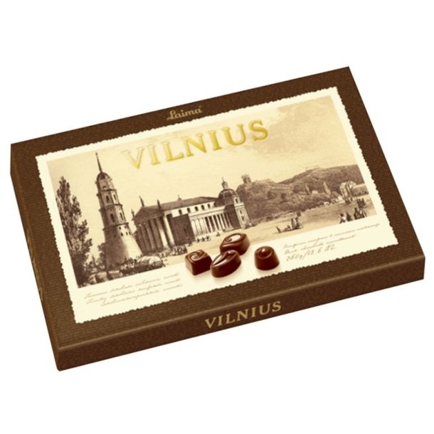 Mørk sjøkolade konfekter "Vilnius" LAIMA, 360g