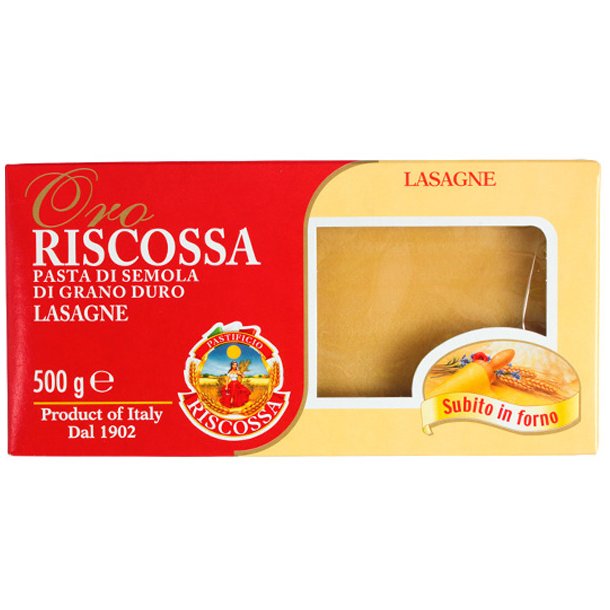 Riscossa pasta- Lasagne, 500g