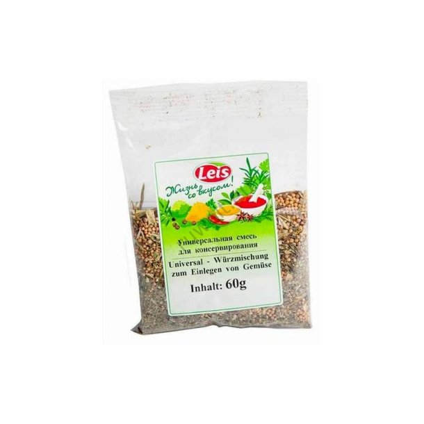 Universal krydderblanding for grønnsaksylting LEIS,60g