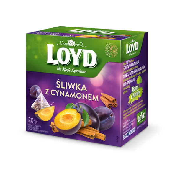 Te med Plomme og Kanel LOYD, 20 puser x 2g