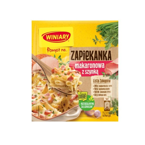 Id til makaroni- og skinkegrateng Winiary 35g
