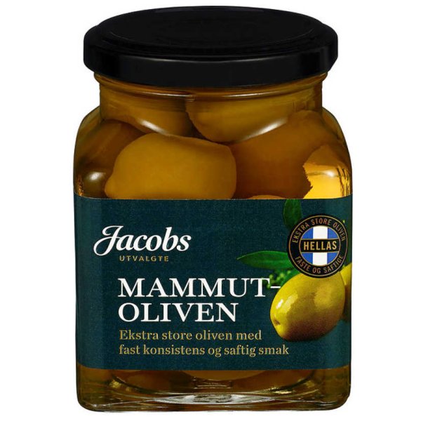 Mamut Oliven Jacobs, 300g