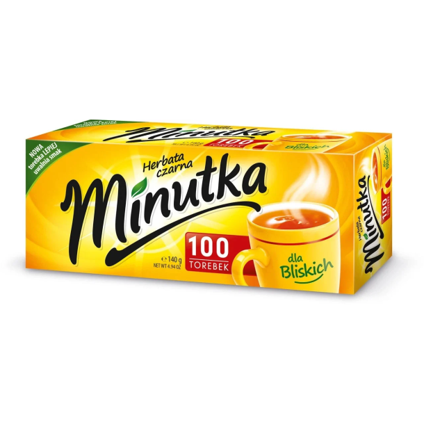 Svart Te Minutka, 140g (100 x 1,4g)