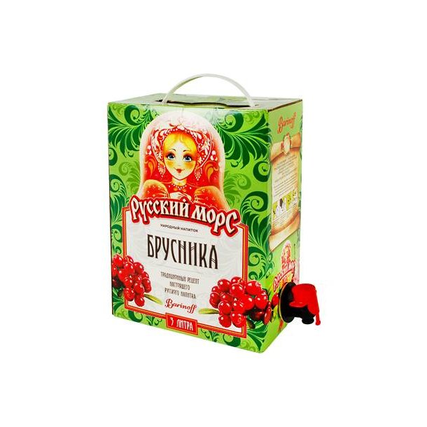 Russisk Drikke Mors -Tyttebær, 3l