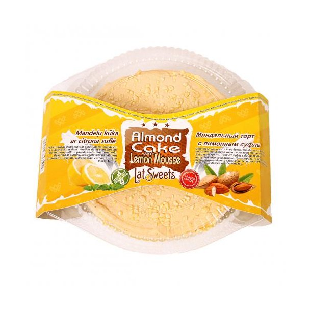 Mandel kake med sitron-souffl Latsweets 500g