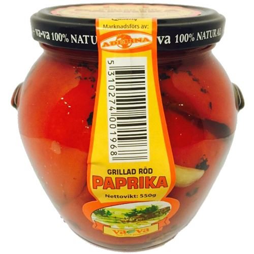 Paprika Grillet 550g - Pepperoni - MatMarket