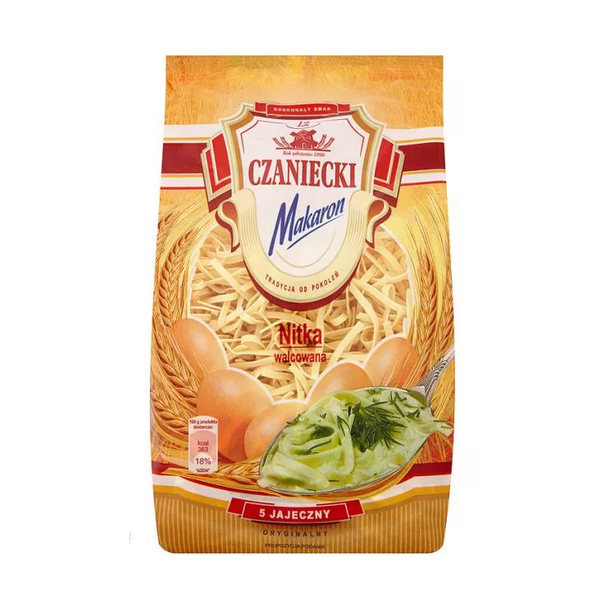 Pasta med egg "Nitka Walcowana" Czaniecki, 250g