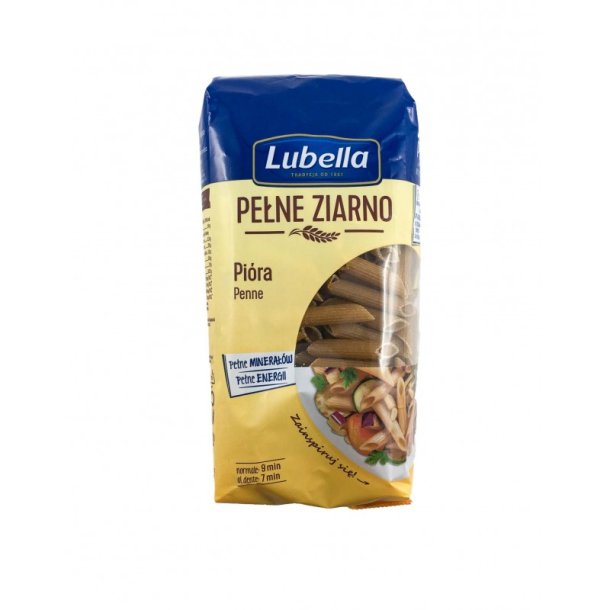 Pasta fulkorn fj�rer Lubella 400g