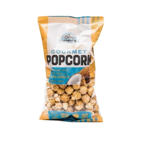 Popcorn Karamellisert med Kokos, 180g