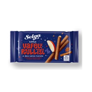 Vaffelruller med eple og kanelfylling SELGA, 160g