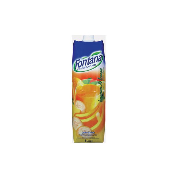 Banan &amp; Sitron juicedrikk Fontana, 1l
