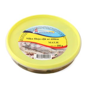 Sildefilet i olje med urter ELANDERS, 200g