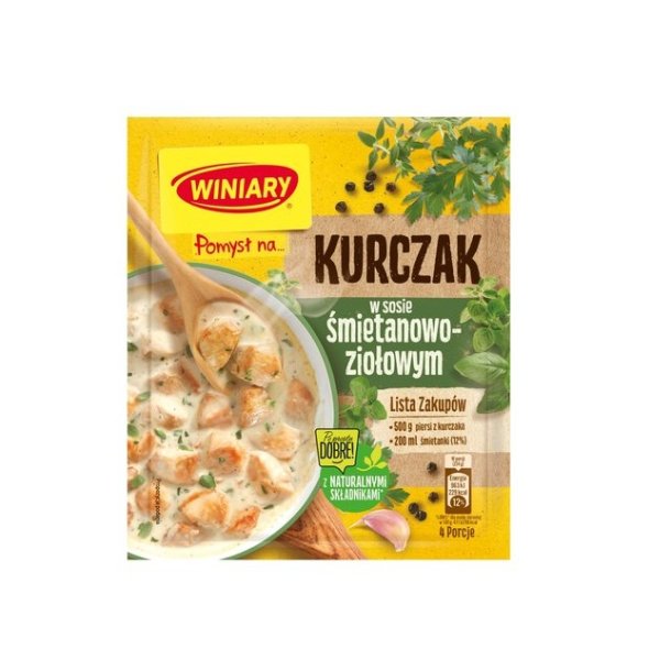 Id til Kylling i flte- og urtesaus Winiary 30g