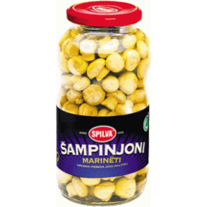 Marinerte Sjampinjonger Spilva. 670g
