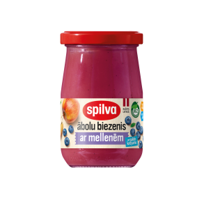 Eplemos med blbr og kremflte Spilva 300g