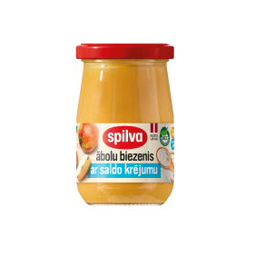Eplemos original med kremflte Spilva 300g