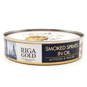 Brisling i olje Riga Gold, 160g