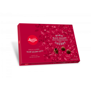 Sjkolade Konfekter med Riga Kirsebrbalsam Laima, 135g