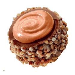 Melkesjokoladetrfler med toffeekrem og pekandekor PURE 153g