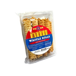  Vafler ruller med fyll - kokt kondenset melk Latsweets, 340g 